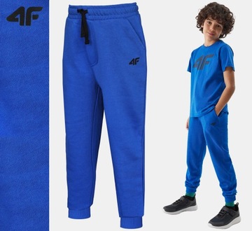 Спортивні штани для хлопчиків 4F, дитячі спортивні бавовняні Повсякденні штани