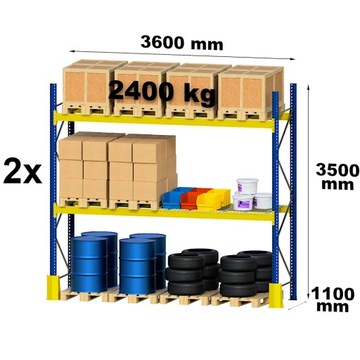 Стелажі для піддонів Jungheinrich h350cm 24palet