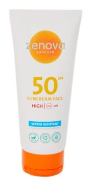 ZENOVA СОЛНЦЕЗАЩИТНЫЙ КРЕМ ДЛЯ ЛИЦА С SPF 50 ХИМИЧЕСКИЙ ФИЛЬТР 100 МЛ