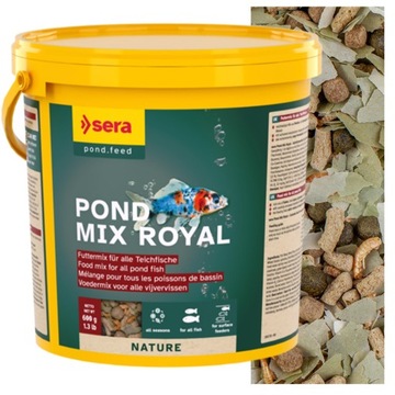 SERA Pond MIX ROYAL смесь для различных прудовых рыб 3,8 л