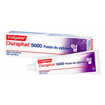 Duraphat 5000, зубна паста, 51 г Colgate fluor