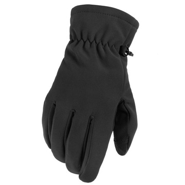 Зимние сенсорные перчатки для смартфона Mil-Tec Softshell Thinsulate Black M