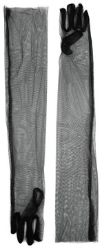Елегантні фатинові банкетні жіночі рукавички Abbeville rk23374-1