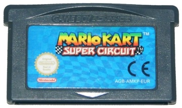 Mario Kart Super Circuit - игра для Nintendo Game boy Advance-GBA.