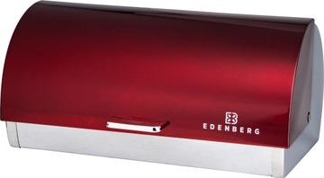 2 x Edenberg EB 114 металлический Хлебный ящик красный контейнер