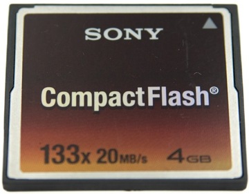 Карта памяти Sony COMPACTFLASH 4GB 133X 20MB/s / no. 420044GBCAC4108FD6619
