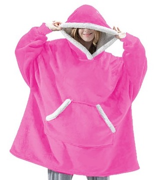 ТЕПЛАЯ ТОЛСТОВКА ОДЕЯЛО OVERSIZE KOCOBLUZA 2IN1 ТОЛСТЫЙ XXL