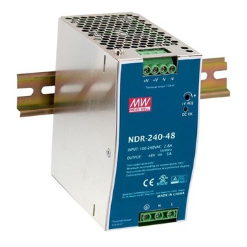 Источник питания Mean Well NDR-240-48 DIN 48V 240W 5A