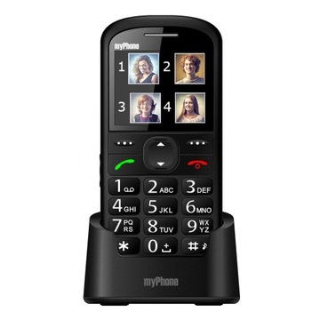 Телефон для літніх myPhone Halo 2 чорний, з базою