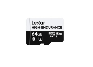Lexar / Flash Memory Card / High-Endurance / 64 ГБ / microSDHC / Flash memo