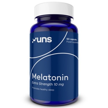 UNS Melatonin Extra Strength 10mg 60cap засинання сильний кращий сон релаксація