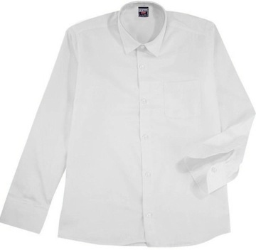 Рубашка элегантная белая с длинным рукавом 11 лет H203E