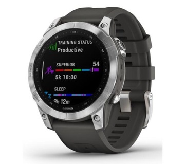 Smartwatch Garmin Fenix 7 47mm GPS Wi-Fi Pay сріблясто-графітовий