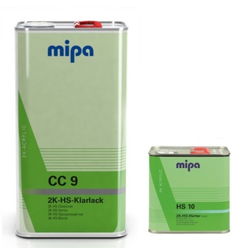 ПРОЗРАЧНЫЙ ЛАК MIPA CC9 5L+ 2,5 L HS10 TRACAR. БЫСТРЫЙ