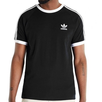 Adidas чорна футболка чоловіча 3-смугаста футболка IA4845 M