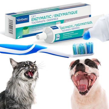 VIRBAC ферментна зубна паста для собак і кішок 70 г захист зубів ясен