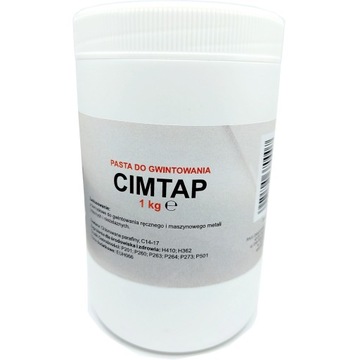 Паста для нарізування різьблення і свердління CIMTAP 1 кг оригінал