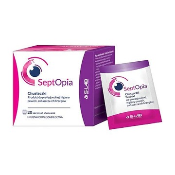 SeptOpia салфетки для гигиены век, 20шт.