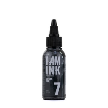 I am INK-7 Urban Black Tattoo Paint-REACH