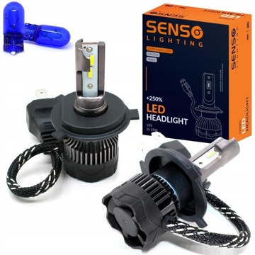 Світлодіодні лампи SENSO 2x H4 + 250% CSP 12V 16000lm RETROFiT