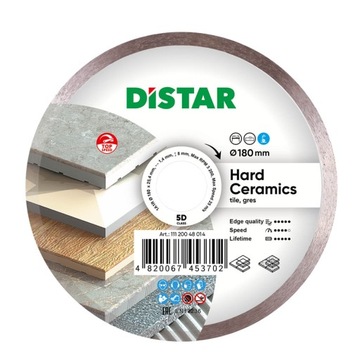 Алмазный диск DISTAR Hard Ceramics 180x25. 4mm
