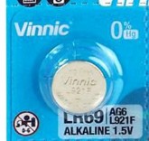 Батарея VINNIC LR69 AG6 l921f LR920 370 371 G6 блістер 1 шт.