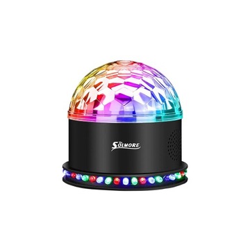 Диско-проектор с динамиком, диско-шар RGB