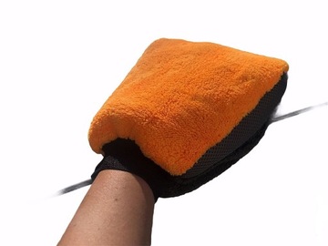 двусторонняя перчатка для мытья автомобиля