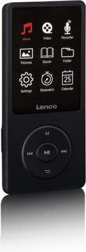 Lenco Xemio - 669BK 2,4 " MP4 MP3 4 ГБ секундомер видео диктофон SD USB Type C