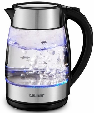 Скляний електричний чайник Zelmer ZCK8026