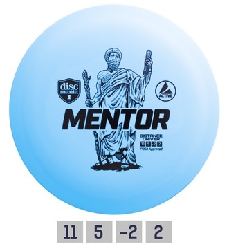 Диск для гольфу Distance Driver Mentor Active Light Blue