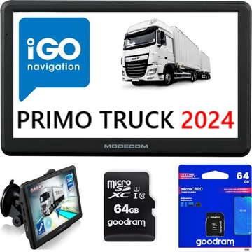 7-ДЮЙМОВЫЙ GPS-НАВИГАТОР ДЛЯ ГРУЗОВИКА TIR MODECOM SX 7,1 IGO PRIMO TRUCK 2024