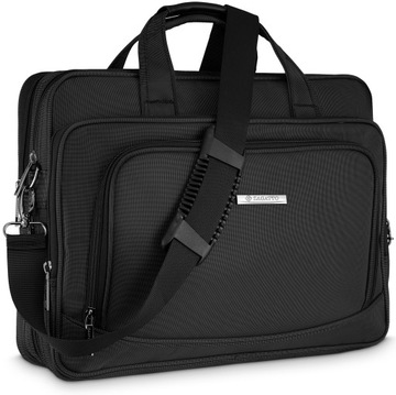 Ділова сумка для ноутбука 15,6 чорна сумка для документів ZAGATTO