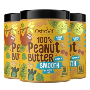 Ostrovit Peanut Butter x3 арахісове масло SMOOTH