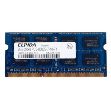 Оперативная память 2 ГБ SODIMM DDR3 8500S ELPIDA