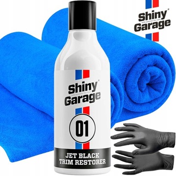 Shiny Garage Jet Black Чорний для пластику 250 мл