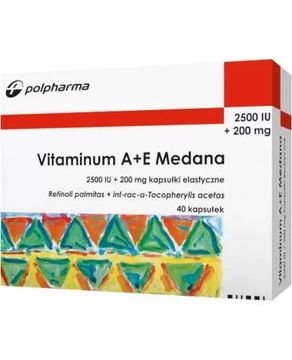 Vitaminum A + E 40 капсул Medana