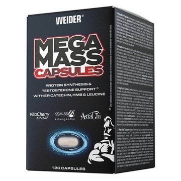 Weider Mega Mass Caps / 120 капсул