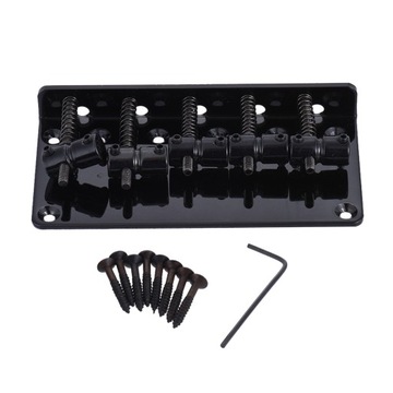 5-saddle Bridge Set for 5 String Electric Bass