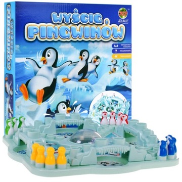 Семейная Настольная Игра Гонка Пингвинов Китайский