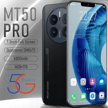 Он имеет 50 PRO 7,3-дюймовый смартфон 16GB и 1TB