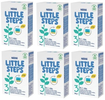 6X молоко Nestle Little Steps 3 після 1 року 500 г