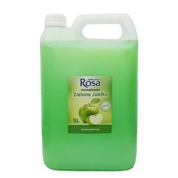Жидкое мыло Rosa 5L PE зеленое яблоко