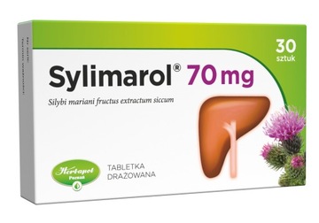 Силимарол 70 мг, 30 драже