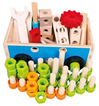 Дитячі іграшки 3 + ящик для інструментів Bino