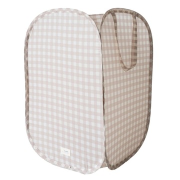3 ростки корзина для белья и игрушки Pop-up Gingham Beige