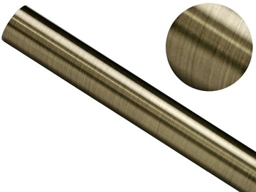 19 мм / 240 см трубка металл карниз бар злотый