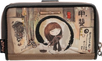 A55 жіночий середній гаманець Anekke Shoen black