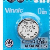 Батарея VINNIC AG13 LR44 1,5 V блистер 1 шт.