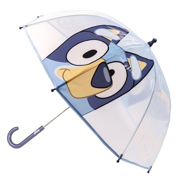 Дитячий парасольку від дощу прозорий синій